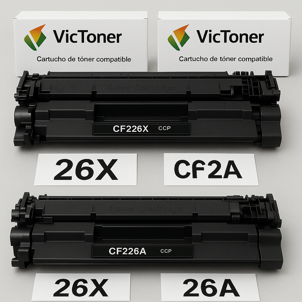 Toner compatible con Hp CF226X/CF226A HP 26A/26X Laserjet Pro Serie M402/M426 3.1k-6.5k
