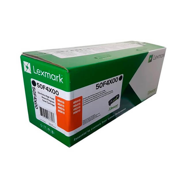 Tóner Lexmark 50F4X00 para MS410 / MS510 / MS610 – Original y Compatible