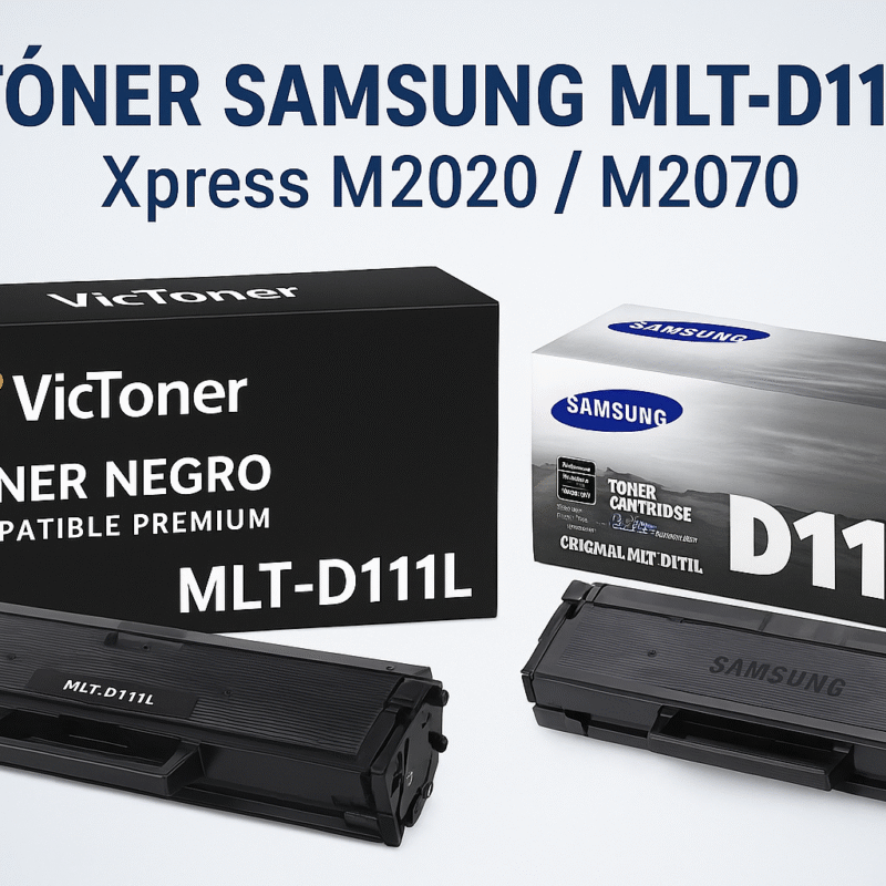 Tóner original Samsung MLT-D111L – Negro | Compatible con Xpress M2020 / M2070