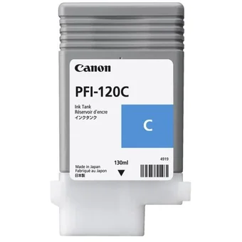 Cartucho de Tinta Canon PFI-120, Negro, Cian, Magenta, Amarillo - CIAN