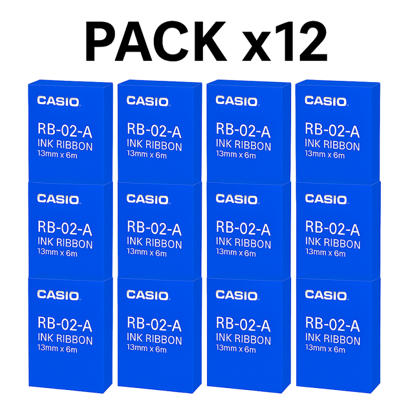 Cinta Casio RB-02-A para Calculadoras con Impresora