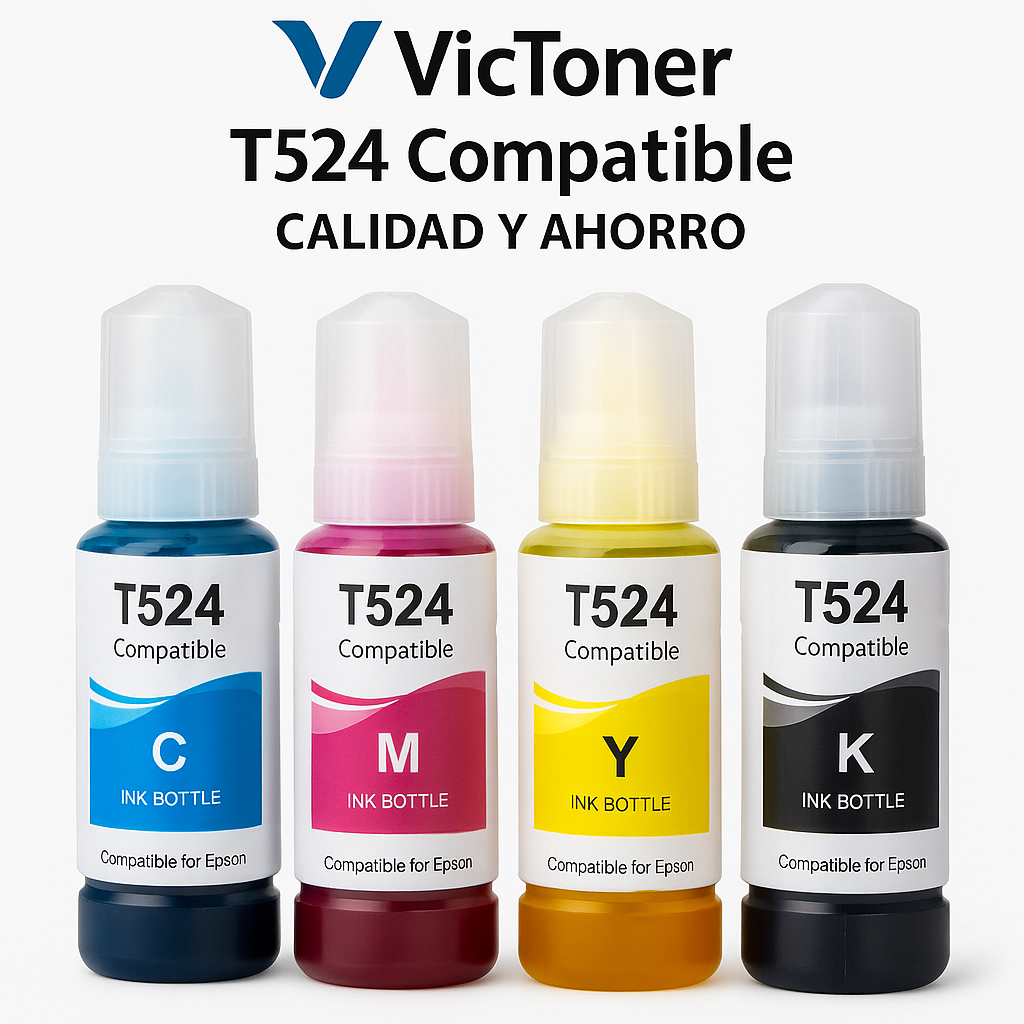 Tinta Epson 524 Compatible – Negro / Cian / Magenta / Amarillo – Envíos a Todo el Perú - Imagen 2