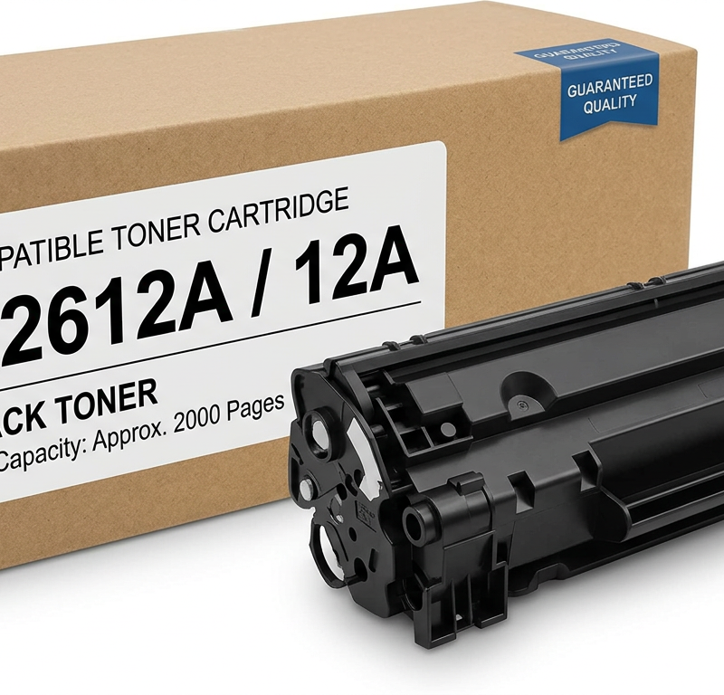 Tóner Compatible HP 12A (Q2612A) Negro - Alto Rendimiento 2,000 Páginas