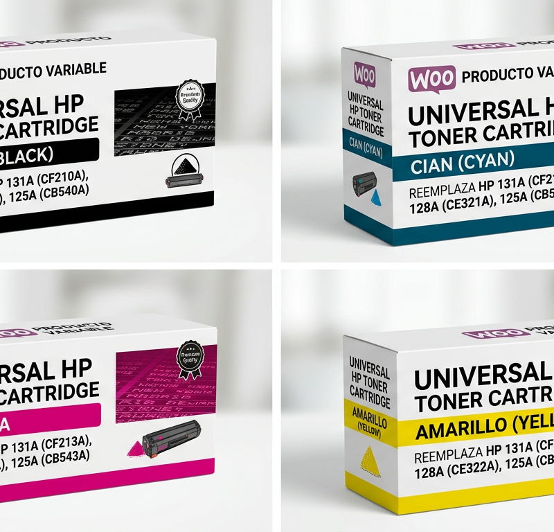 Tóner VICTONER Compatible HP 131A 128A 125A | Universal