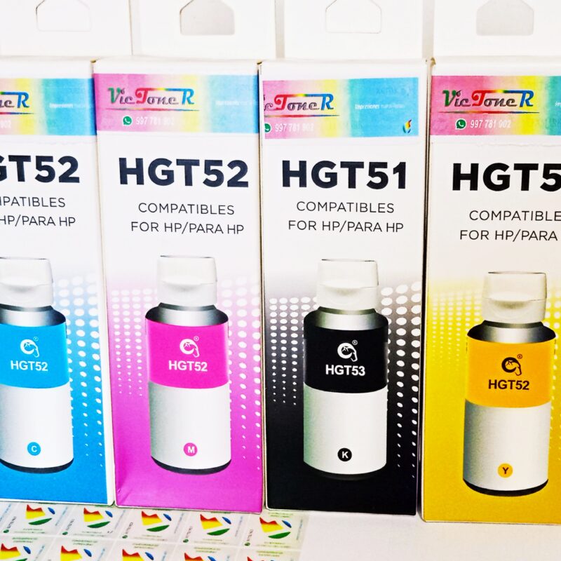 Kit de Tintas Compatibles GT52 y GT53