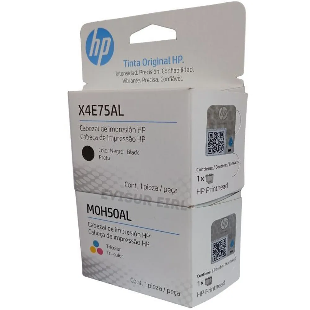 Cabezal HP X4E75A Negro 3YP17A Tricolor 1 Cabezal HP X4E75A Negro 3YP17A Tricolor