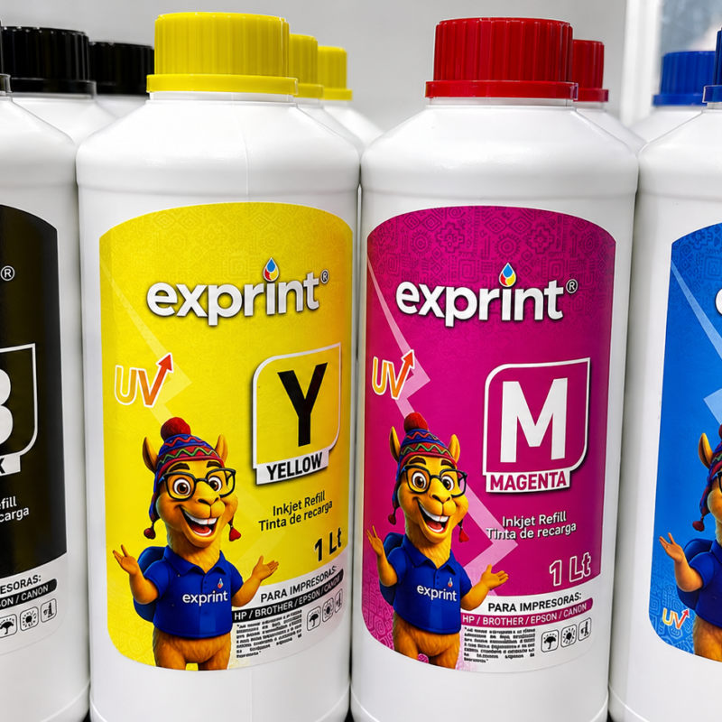 Tinta UV Recarga Compatible HP Epson Brother Canon 1lt